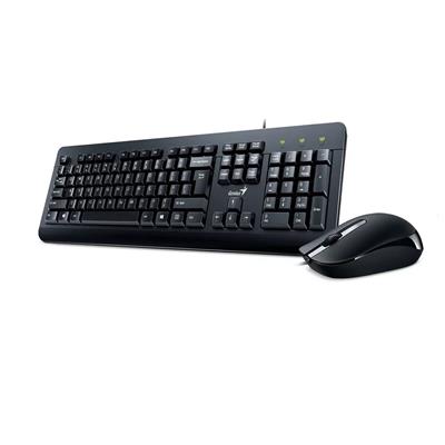 Combo Teclado + Mouse Combo USB Genius KM-160 Black