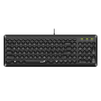 Teclado Genius Slimstar Q200 Black USB