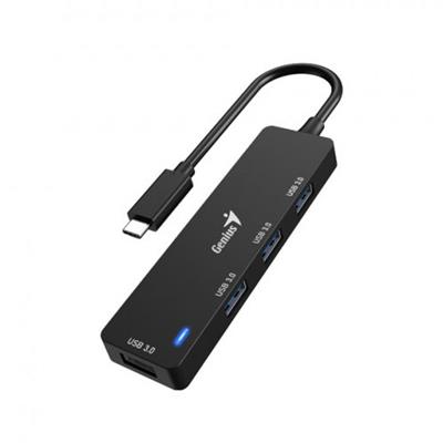 Hub Genius UB-400 USB-C a USB-A 4 Puertos USB 3.0