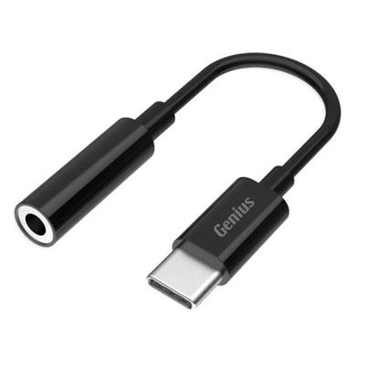 Adaptador Genius Audio USB-C Miniplug Stereo