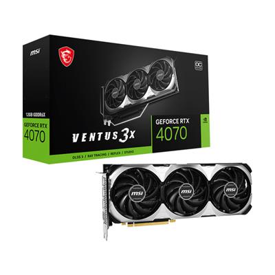 Placa De Video MSI GeForce RTX 4070 VENTUS 3X E1 1