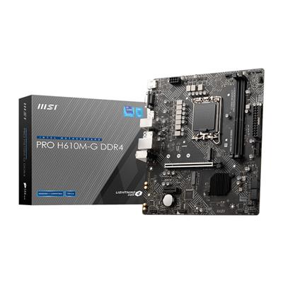 Motherboard MSI PRO H610M-G LGA1700 DDR4