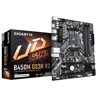 Motherboard Gigabyte B450M DS3H V3 DDR4 AM4