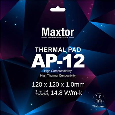 Pad Térmico Maxtor AP-12 120x120x1.0mm 1 4.8W/mk